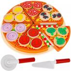 Kruzzel Houten Pizzaspeelset - 27 Onderdelen voor Jonge P..., Ophalen of Verzenden, Nieuw
