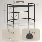 TRUUSK Uitbreidbaar Magnetronrek Met 3 Haken - Keukenrek Van, Verzenden, Nieuw