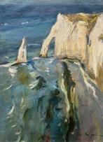 Kirill Datsouk (1974) - Sur les pas de Claude Monet ~, Antiek en Kunst, Kunst | Schilderijen | Klassiek