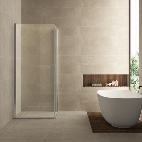 BWS Douchecabine Dubbele Swingdeur 100x100cm 8mm NANO, Doe-het-zelf en Verbouw, Sanitair, Douche, Nieuw, Ophalen of Verzenden