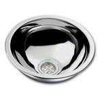Hollex Wasbak Gepolijst RVS Rond 260 mm Diameter, Watersport en Boten, Ophalen of Verzenden, Nieuw