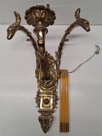 Wandlamp - Brons - Bronzen wandlamp of ornam, Antiek en Kunst