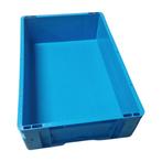 Euro stapelbak 600x400x170 blauw, als nieuw, licht gebruikt, Ophalen of Verzenden