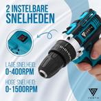 Vesto® PowerDrive Accuboormachine - Accu Schroefboormachine, Verzenden, Zo goed als nieuw