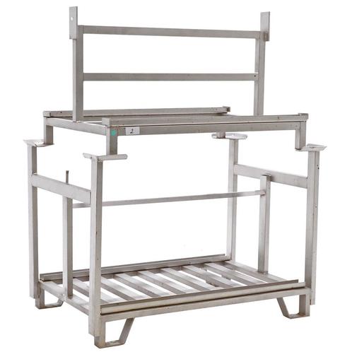 Gebruikte aluminium pallets met opbouw, Zakelijke goederen, Machines en Bouw | Heftrucks en Intern transport, Ophalen of Verzenden