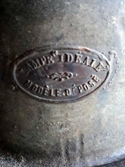 Lamp - IJzer, Messing - mijnwerkerslamp, Antiek en Kunst, Antiek | Wandborden en Tegels
