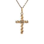 Gouden vintage kruis hanger 14 krt, Ophalen of Verzenden, Nieuw