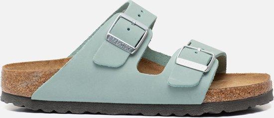 Birkenstock Arizona - 38 - slippers blauw Nubuck - Dames, Kleding | Dames, Schoenen, Verzenden