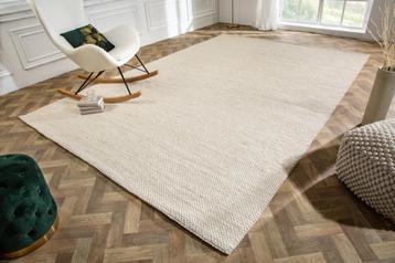 Design Tapijt WOOL XXL 350x240cm lichtbeige gemaakt van wol beschikbaar voor biedingen