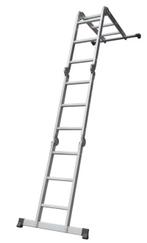 2dekans | Batavia Aluminium Multifunctionele Ladder 4x3, Doe-het-zelf en Verbouw, Ladders en Trappen, Ophalen of Verzenden, Zo goed als nieuw