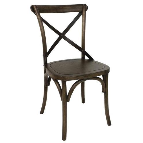 Walnoot Stoel Gekruiste Rugleuning | 2 Stuks, Zakelijke goederen, Horeca | Keukenapparatuur, Verzenden