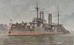 MILITAIR - No. 157. Russisch Slagschip Sslawa. 1903, Gelopen, Verzenden
