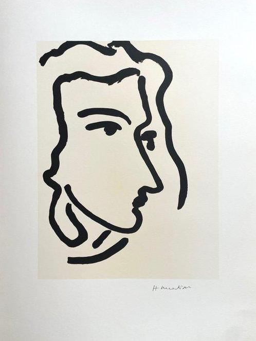 Henri Matisse (after) - Nadia regardant à droite -, Antiek en Kunst, Kunst | Tekeningen en Foto's