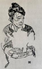 Egon Schiele (1890-1918), after - Bildnis der Mutter des, Antiek en Kunst