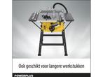Powerplus POWX07595 Zaagtafel - Tafelzaagmachine met, Verzenden, Zo goed als nieuw