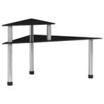 vidaXL Keukenschap 49,5x35x26 cm gehard glas zwart, Huis en Inrichting, Verzenden, Nieuw