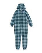 HEMA Kinder onesie met ruiten blauw van €22.5 voor €10 sale, Verzenden, Nieuw