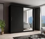 Meubella | Kledingkast mat zwart 200x62x200 schuifdeur, Huis en Inrichting, Nieuw, 200 cm of meer, Modern, 50 tot 75 cm