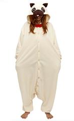 Onesie Mopshond Pak 128-134 Hondenpak Kostuum Pug Bruin Jump, Ophalen of Verzenden, Nieuw, 134 t/m 140