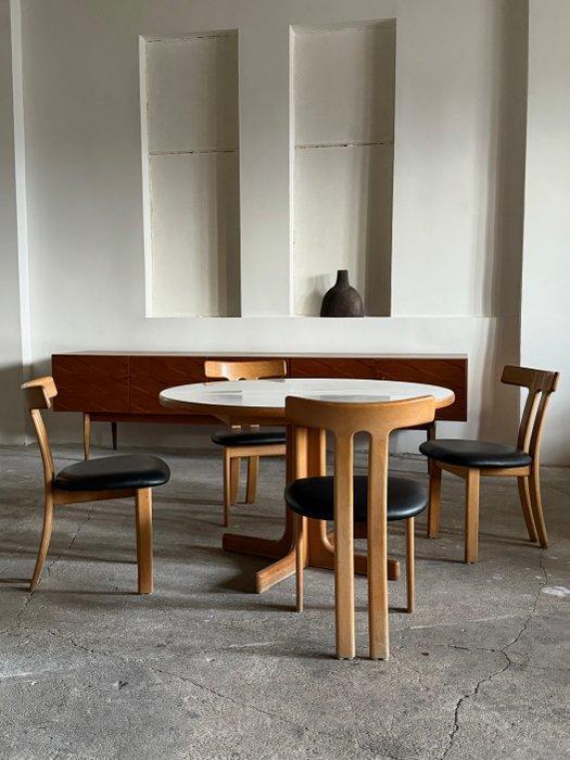 Stoel (5) - in de stijl van Ole Wanscher - Ash - Eettafel &, Antiek en Kunst, Antiek | Meubels | Stoelen en Banken