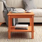 vidaXL Salontafel Wasbruin 50 x 50 x 45 cm Massief, Huis en Inrichting, Verzenden, Nieuw, 50 tot 100 cm, Minder dan 50 cm