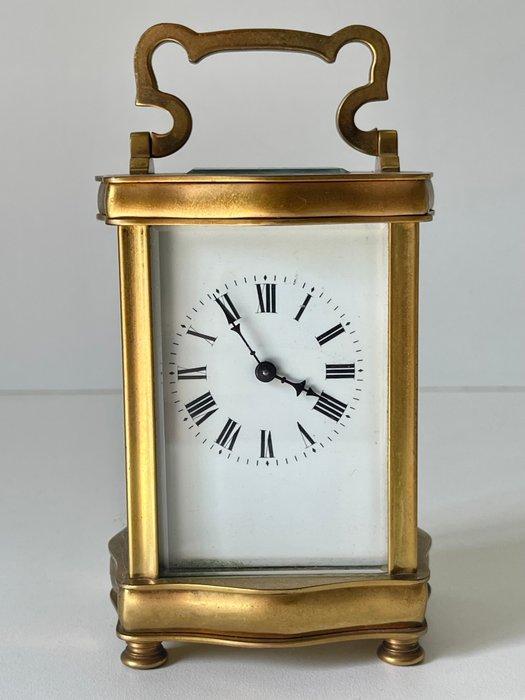 Reisklok - Glas, Messing - 1920-1930, Antiek en Kunst, Antiek | Klokken