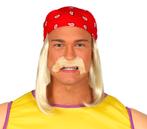 Hulk Hogan Worstelaar Pruik en Snor, Nieuw, Verzenden