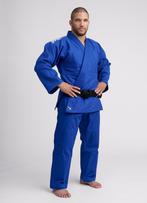 Ippon Gear Fighter 2 Blauwe jas slimfit (Maat: 150), Verzenden, Nieuw, Judo, Vechtsportpak