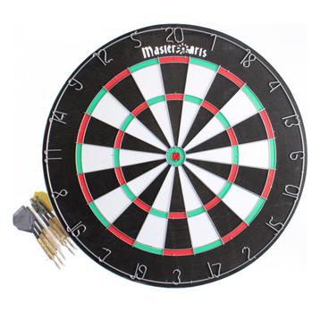 Masterdarts Deluxe dartbord - 45 cm - Inclusief 6 koperen... beschikbaar voor biedingen