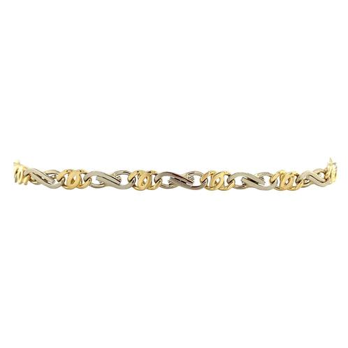 Gouden armband 20.5 cm 14 krt, Sieraden, Tassen en Uiterlijk, Armbanden, Goud, Zo goed als nieuw, Goud, Verzenden