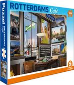 Rotterdams Café Puzzel (1000 stukjes) | House of Holland -, Hobby en Vrije tijd, Denksport en Puzzels, Verzenden, Nieuw