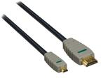 Bandridge Micro HDMI - HDMI kabel - versie 1.4 (4K, Nieuw, Ophalen of Verzenden