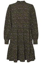 VERO MODA curve ruche jurk VMRENEE Maat:, Kleding | Dames, Jurken, Verzenden, Nieuw, Overige kleuren