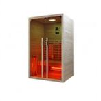 2 persoons infrarood sauna 120x100x195cm Ruby 2200 Watt
