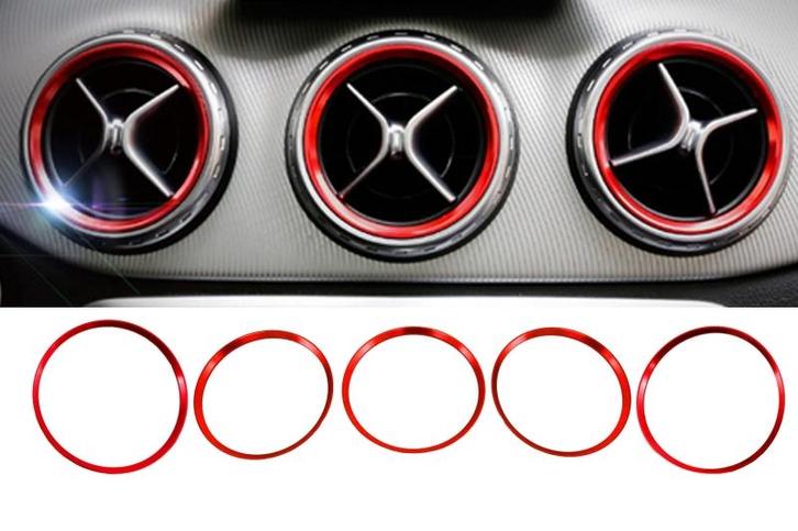 Ventilatie rooster ringen Mercedes A Class W176 B Class, Auto-onderdelen, Overige Auto-onderdelen, Ophalen of Verzenden
