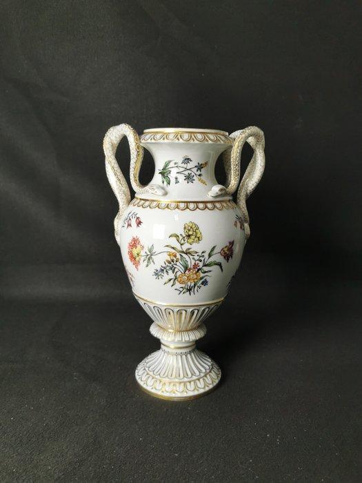 Vaso con manico a serpente - altezza 25 cm - Vaas -, Antiek en Kunst, Antiek | Glas en Kristal