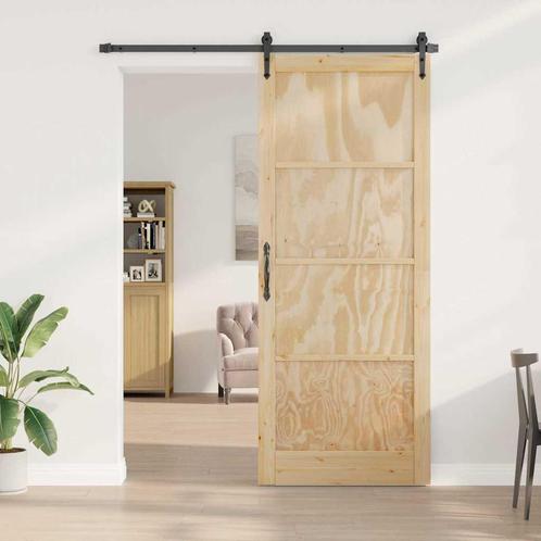 vidaXL Interieur Deur ORKDAL Bruin 83 x 232 cm Multiplex, Doe-het-zelf en Verbouw, Deuren en Horren, Nieuw, Verzenden