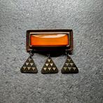 Oud Baltisch Barnsteen Broche - Barnsteen - Baltic amber -, Nieuw