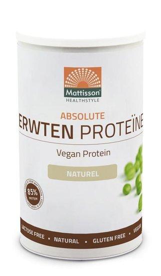 Mattisson Absolute erwten proteine naturel vegan - 350 gram, Diversen, Braces, Verzenden