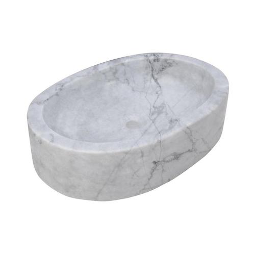 Waskom Forzalaqua Firenze Carrara Gepolijst 50x35x12 cm, Doe-het-zelf en Verbouw, Sanitair, Overige typen, Nieuw, Ophalen of Verzenden