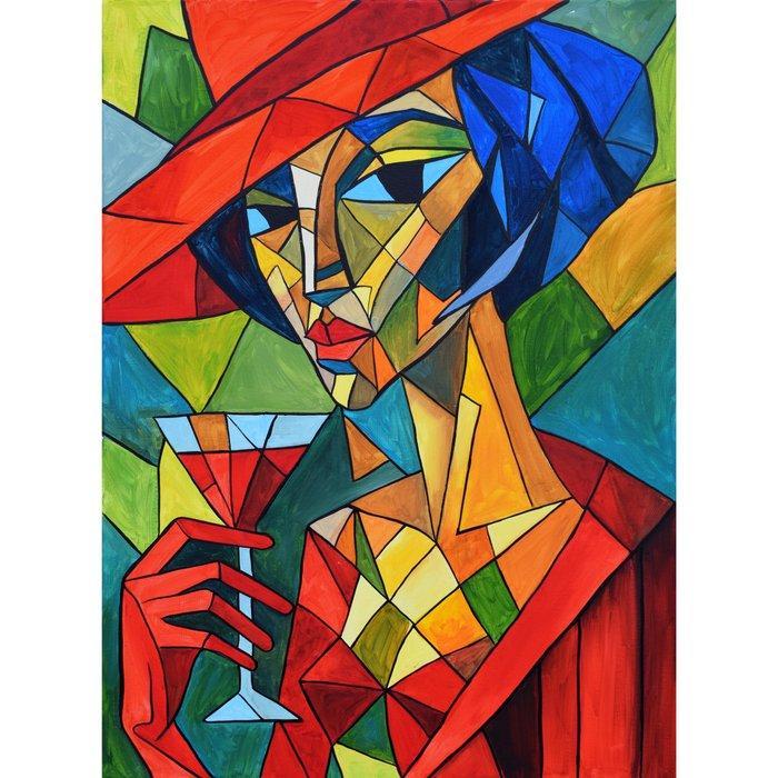 Tusya Lav - The Parisian, Antiek en Kunst, Kunst | Schilderijen | Modern