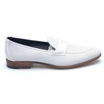 A. Testoni - NO RESERVE - White Perforated Moccasin - UK: 6, Nieuw