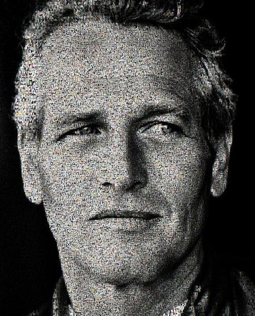 David Law (1967) - Crypto Paul Newman, Antiek en Kunst, Kunst | Schilderijen | Modern