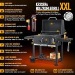 KESSER® BBQ grill trolley XXL houtskoolbarbecue met deksel w, Verzenden, Zo goed als nieuw