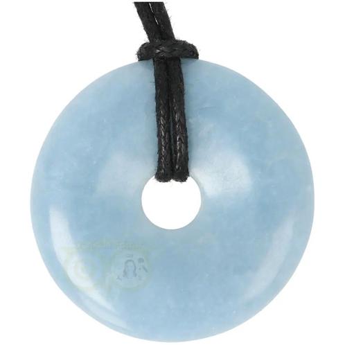 Angeliet ( Anhydriet ) Donut Nr 21 - Ø 4cm, Sieraden, Tassen en Uiterlijk, Edelstenen, Nieuw, Verzenden