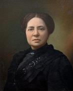 Hubert Bogaerts (1896 - 1934) - Statig vrouwenportret, Antiek en Kunst