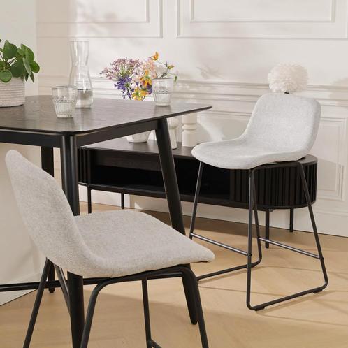 Nolon Nino barkruk | kookeiland kruk | Gestoffeerd, Huis en Inrichting, Barkrukken, Nieuw, 1 kruk, Metaal, 30 tot 60 cm, Verzenden