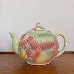 Salins France - Theepot - Aardewerk - majolica theepot, Antiek en Kunst