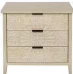 Houten Archiefkast met 3 Lades – Reliëfontwerp, Nieuw