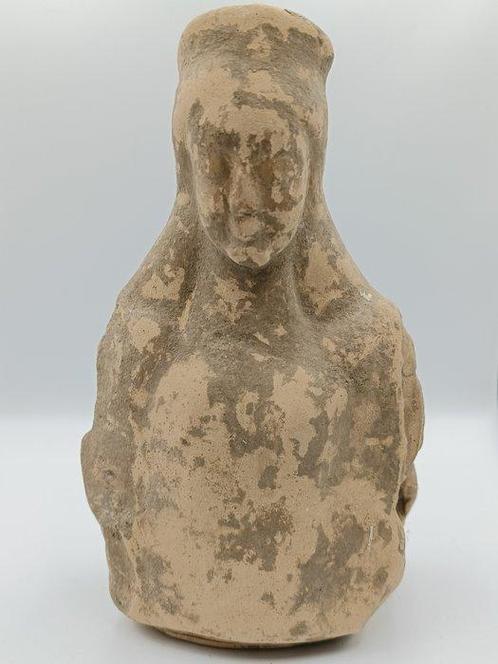 Oud-Grieks, Klassieke Periode Terracotta Bust of a Goddess -, Antiek en Kunst, Antiek | Overige Antiek